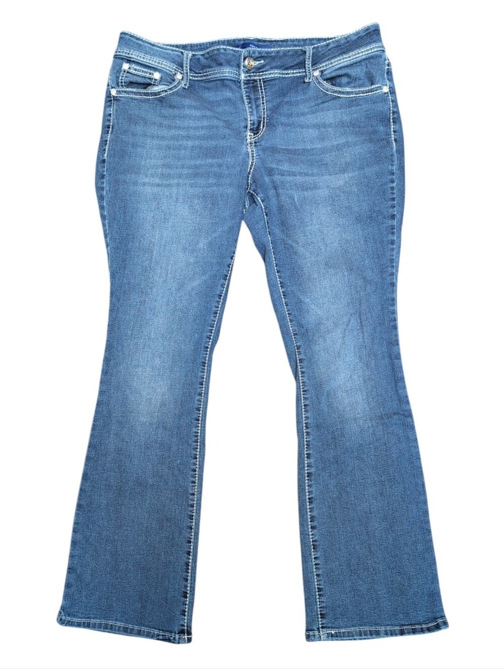 Apt 9 Bootcut Jeans With Embroidered Flap Pockets
